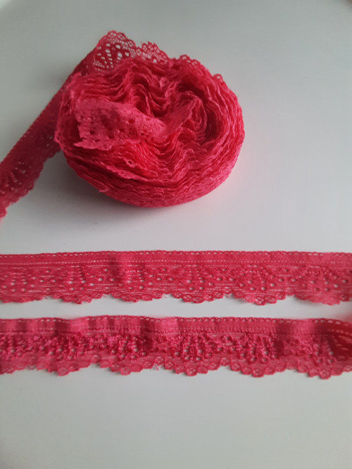 Elastická krajka fuchsiová — foto 2