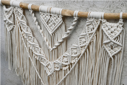 Macramé Natural (Krémové) Short — foto 3