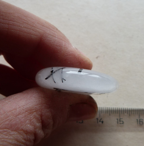 Křemen - turmalín - skoryl - 3,4 cm — foto 5