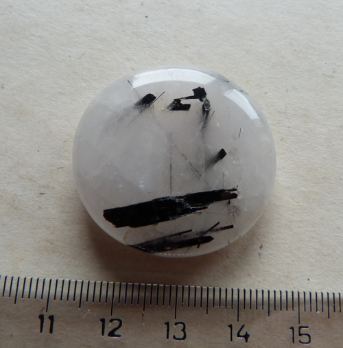 Křemen - turmalín - skoryl - 3,4 cm — foto 3