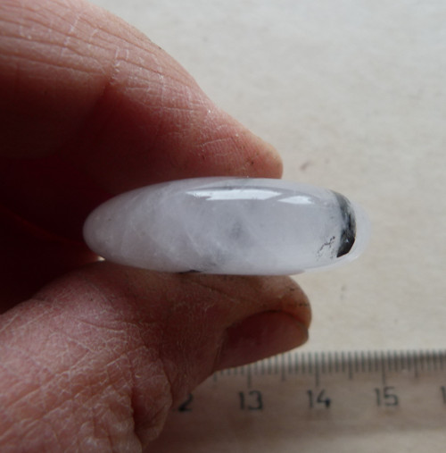 Křemen - turmalín - skoryl - 3 cm — foto 5