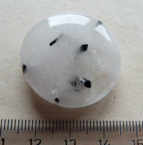 Křemen - turmalín - skoryl - 3 cm — foto 4