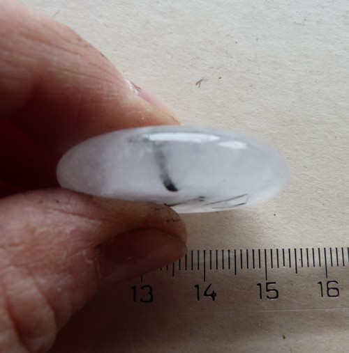 Křemen - turmalín - skoryl - 3,3 cm — foto 5