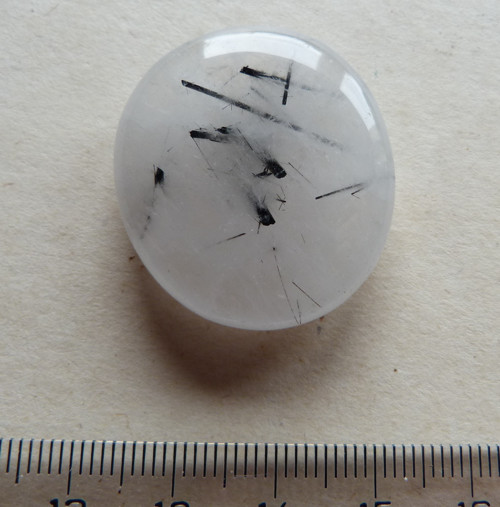 Křemen - turmalín - skoryl - 3,3 cm — foto 4