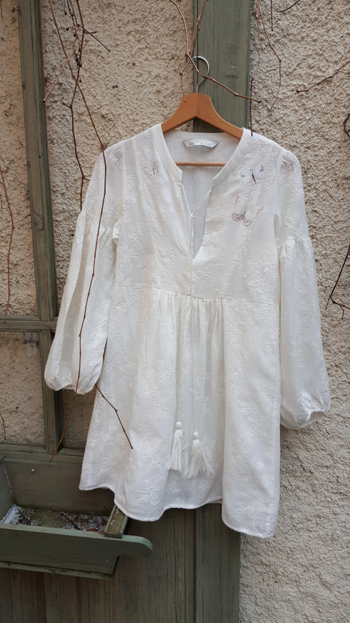 Smetanové jaro, tunika vel.S — foto 2