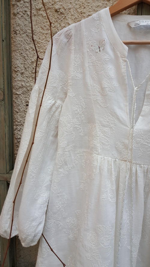 Smetanové jaro, tunika vel.S — foto 3
