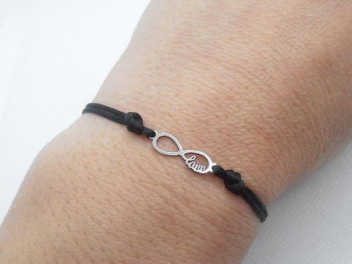 *Infinity love* - Náramek - Nerezová ocel — foto 2