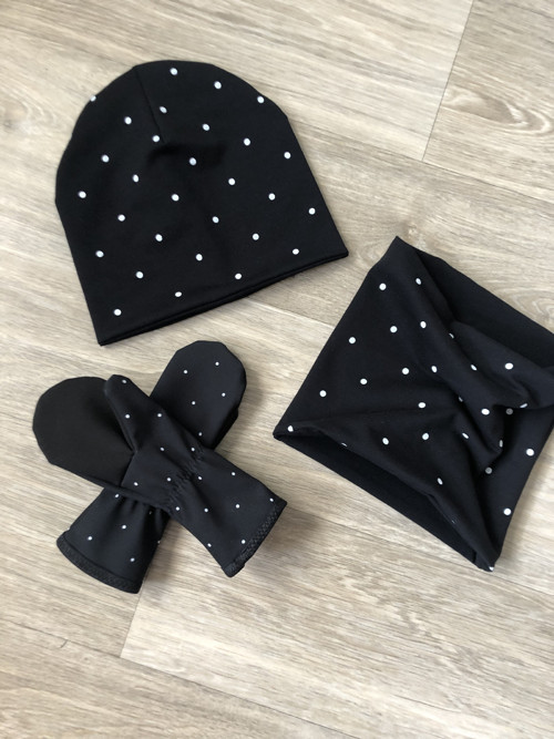 Softshellové rukavice puntík — foto 2
