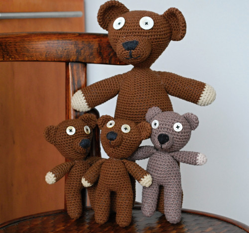 Háčkovaný medvídek Mr Bean Teddy — foto 3