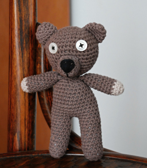 Háčkovaný medvídek Mr Bean Teddy — foto 3