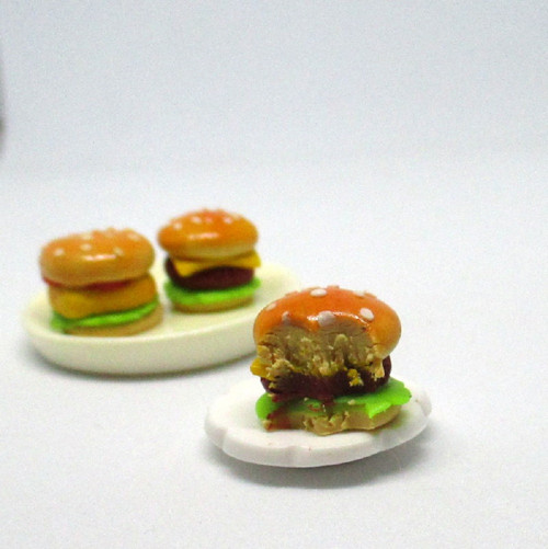 Miniatury pro panenky - hamburger — foto 2