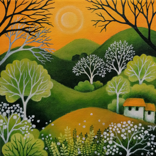 Slunečno (20x20 cm) — foto 5