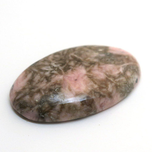Kabošon rodochrozit ovál 32mm — foto 2