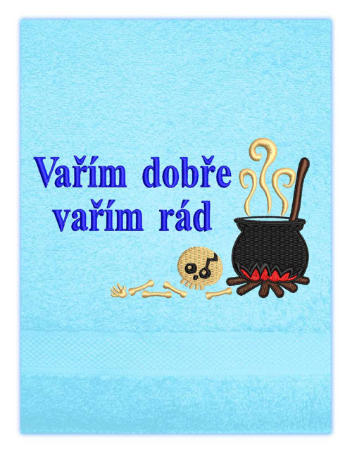 Osuška s výšivkou - Kanibal — foto 2