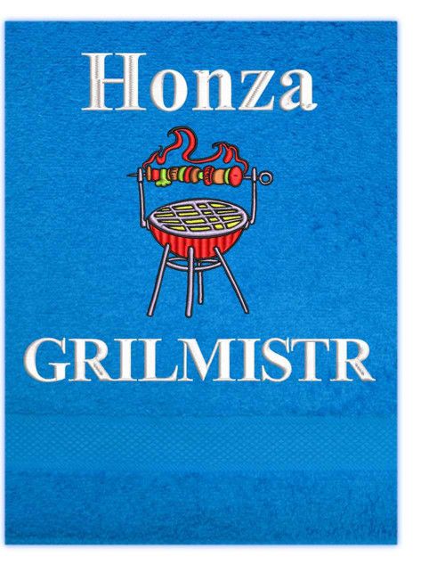Osuška s výšivkou - Gril — foto 2