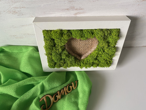 Mechový mini obraz 18x13cm — foto 4