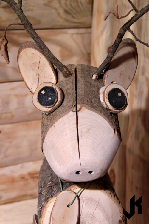 Dřevěný sob "Sobík Bobík" — foto 2
