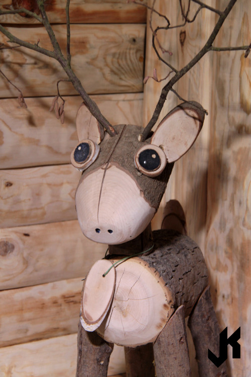 Dřevěný sob "Sobík Bobík" — foto 6