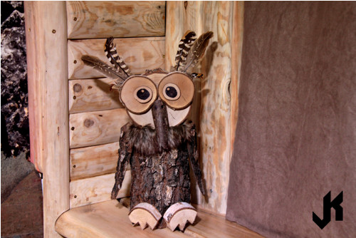 Dřevěná dekorace sova "Sovička Bubo " — foto 2