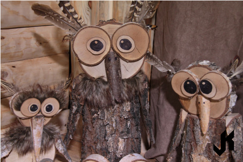 Dřevěná dekorace sova "Sovička Bubo " — foto 5