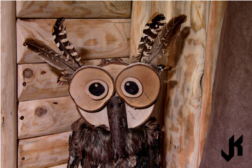 Dřevěná dekorace sova "Sovička Bubo " — foto 3