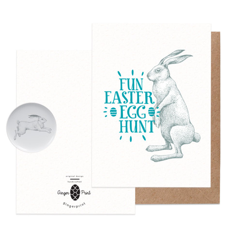 Přání Aesthetic Rabbit Hello Spring — foto 2