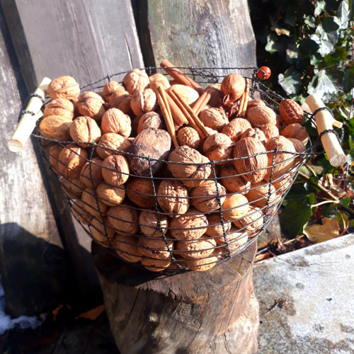 Košík na klacku s bobulemi — foto 3