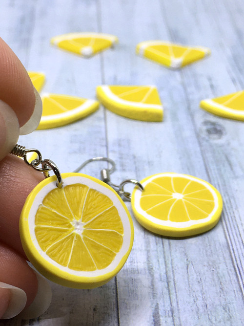 Náušnice citrony — foto 3