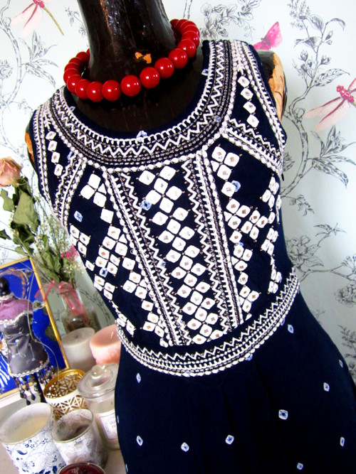 Boho šaty vyšívané — foto 3
