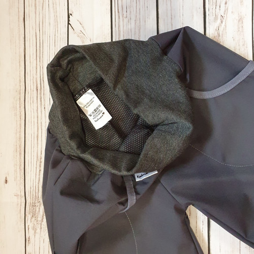 Letní softshellové kalhoty- šedá/antracit — foto 2
