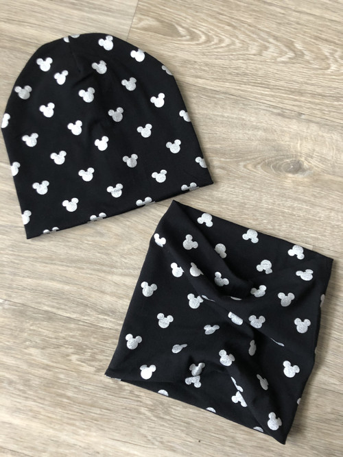 Dětská převislá čepice Mickey hlavy na černé — foto 3