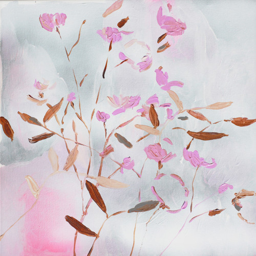 Růžičky / originál / malba / 30 x 30 cm — foto 2