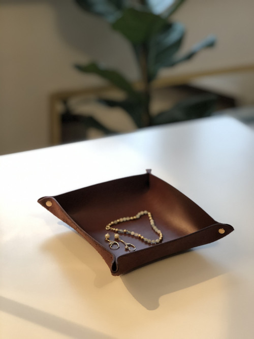 Kožená miska 20cm — foto 3