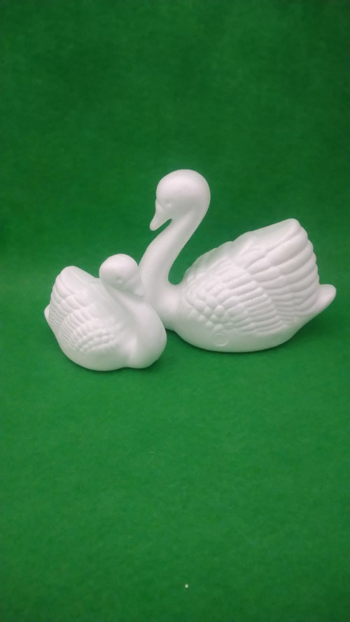 Labuť polystyren 8x12 cm — foto 2