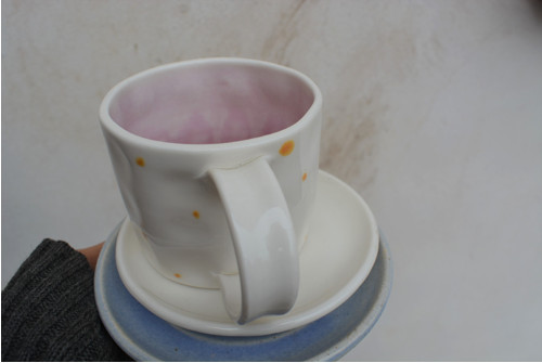Porcelánový - puntíkový, 200 ml — foto 3