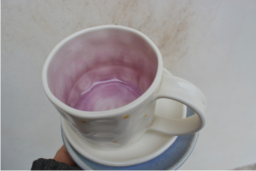 Porcelánový - puntíkový, 200 ml — foto 4