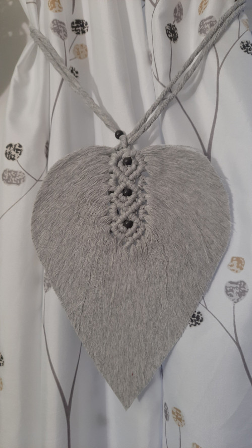 Macramé spona na závěs — foto 3