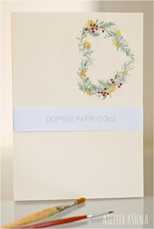 Dopisní papír *Prolínání* (10ks) — foto 2
