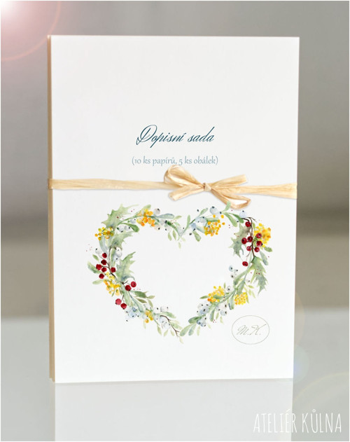 Dopisní sada & monogram *Prolínání* — foto 3