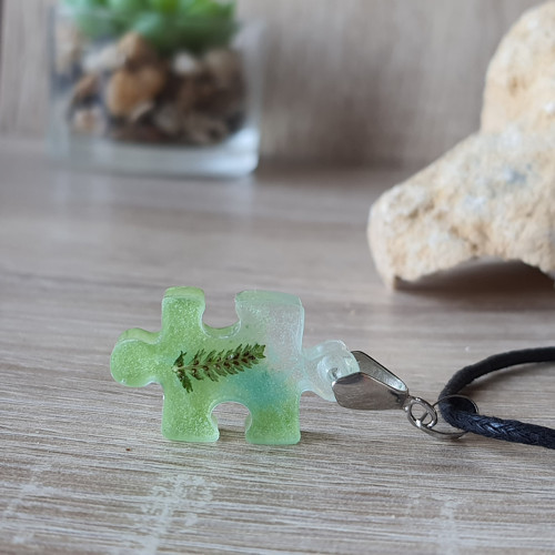 Přívěsek "Puzzle kapradí" — foto 3