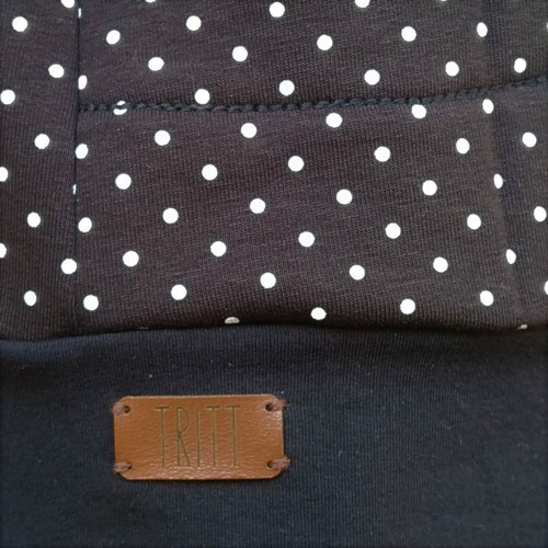 Černá s puntíky - L/XL — foto 2