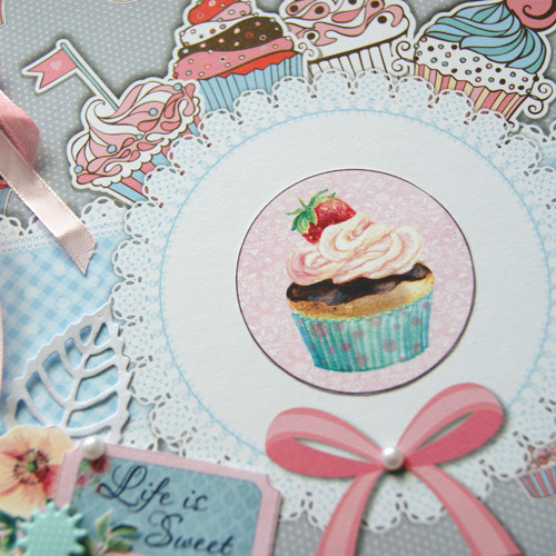 Blok s Cupcakes, jahodami, růžemi... — foto 3