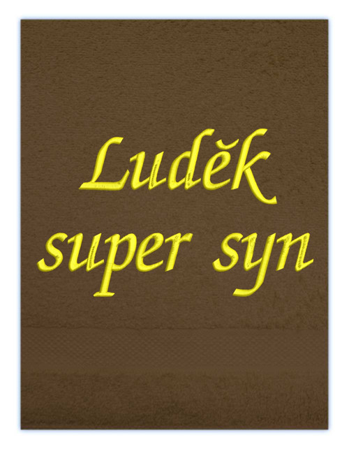Osuška s výšivkou - Super syn — foto 2