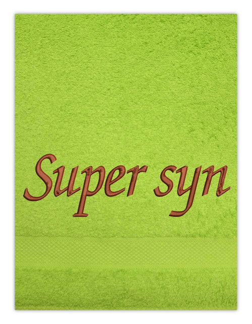 Osuška s výšivkou - Super syn — foto 3