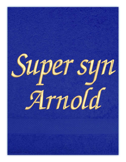 Osuška s výšivkou - Super syn — foto 4