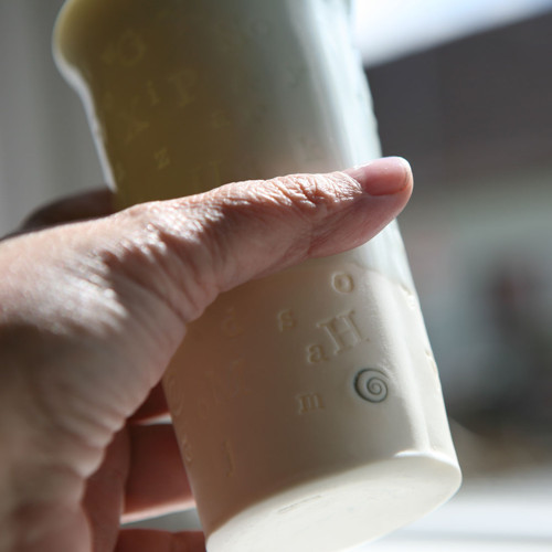 Prosvítavý pohár porcelán — foto 3