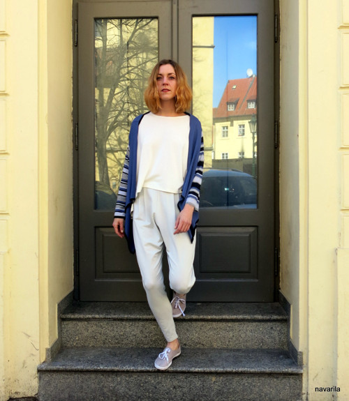 JURIN-úpletové kalhoty — foto 2