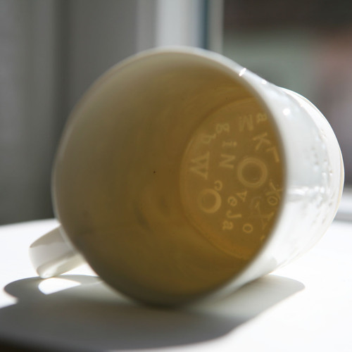 Prosvítavý hrníček porcelán — foto 5