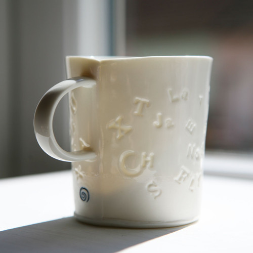 Prosvítavý hrníček porcelán — foto 4