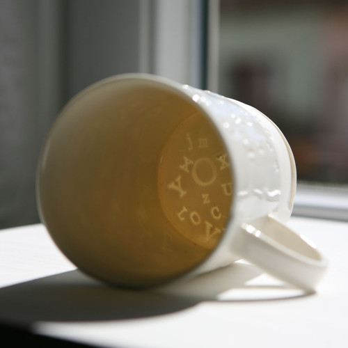 Prosvítavý hrníček porcelán — foto 6